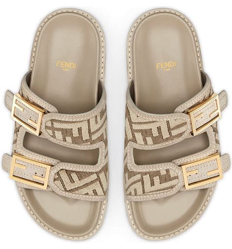 fendi sandalen beige|Women's Fendi Sandals and Flip.